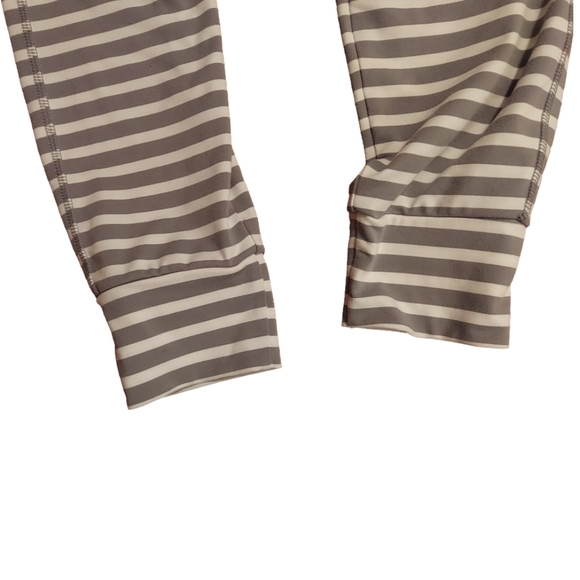 Grace & Lace Live In Loungers/Loggers In Grey/Ivory Stripe - Picture 8 of 14
